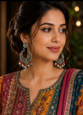 Antique gold /silver plated Earring
