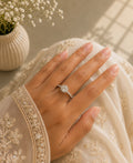 Gold / Silver Plated Anti Tarnish Stainless Steel Contemporary Adjustable Finger Ring