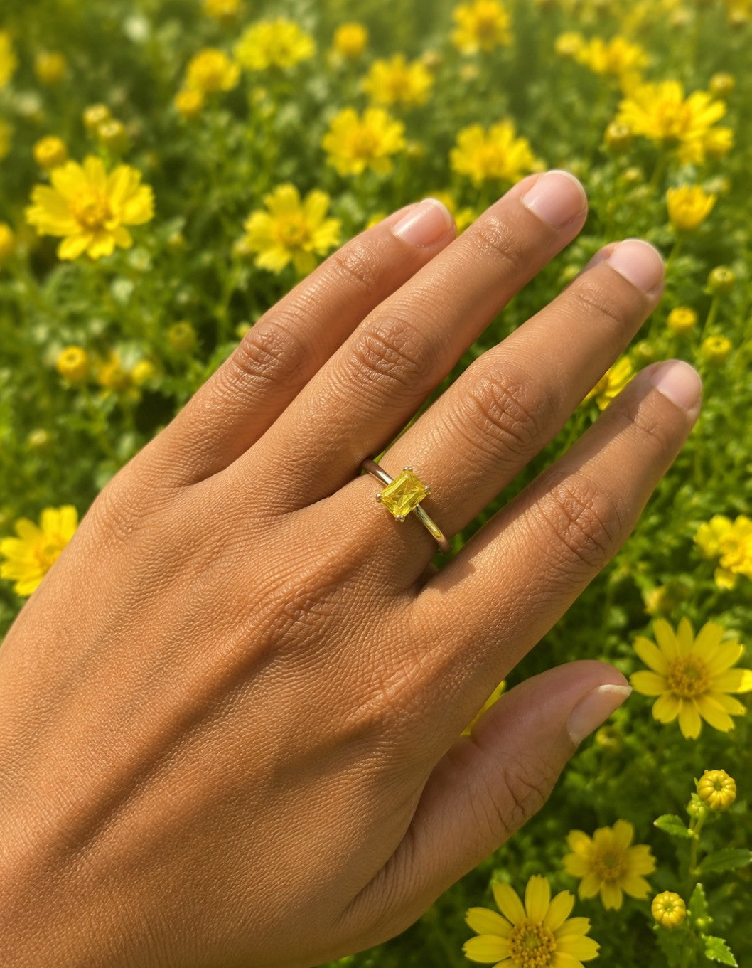 Gold / Silver Plated Anti Tarnish Stainless Steel Contemporary Adjustable Finger Ring