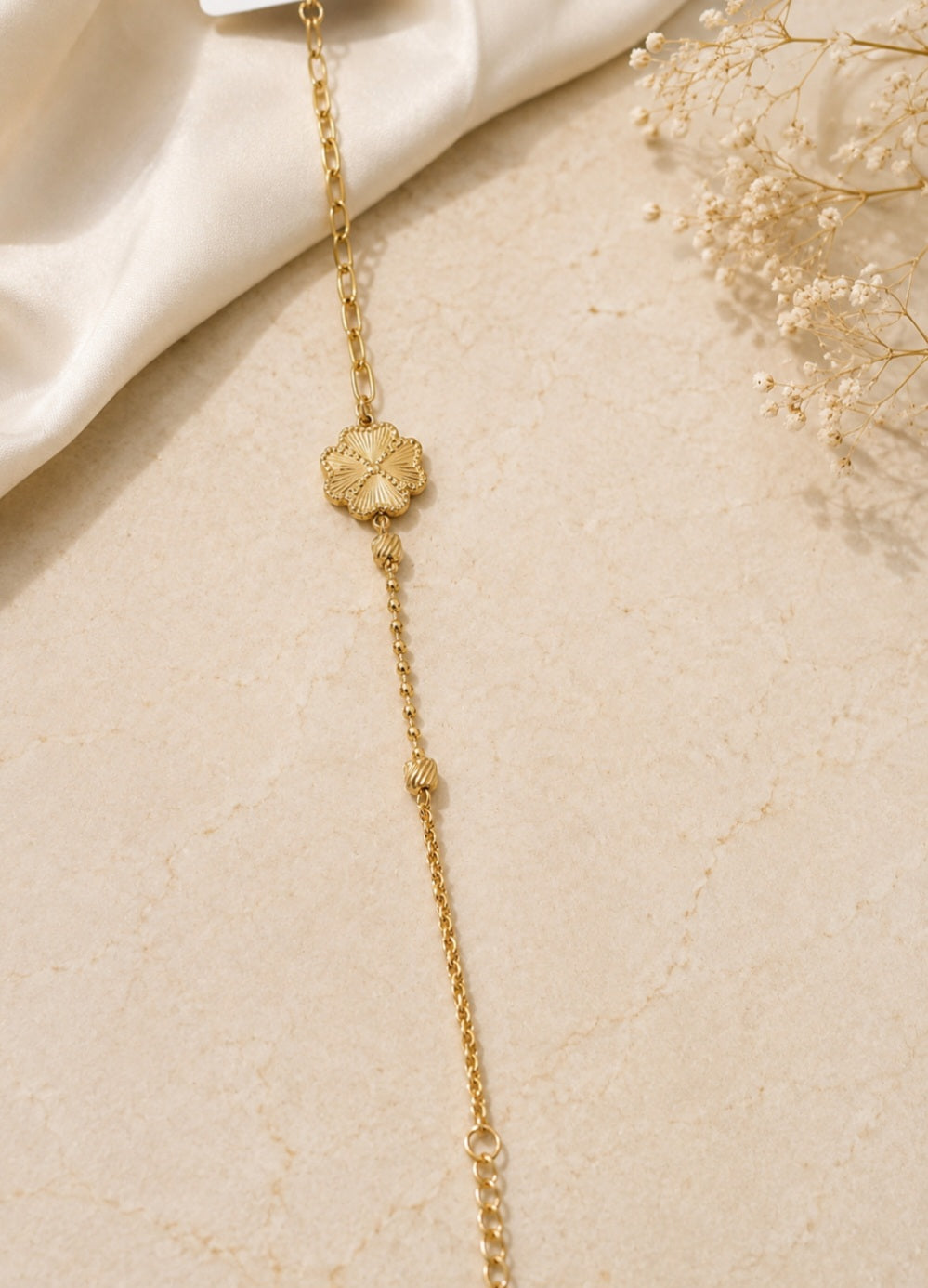Stainless Steel Rose Gold Plated Link Bracelet (Premium Quality) – ECBR008140