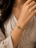 Stainless Steel Gold Plated Cuff Bracelet (Premium Quality) – ECBR005155