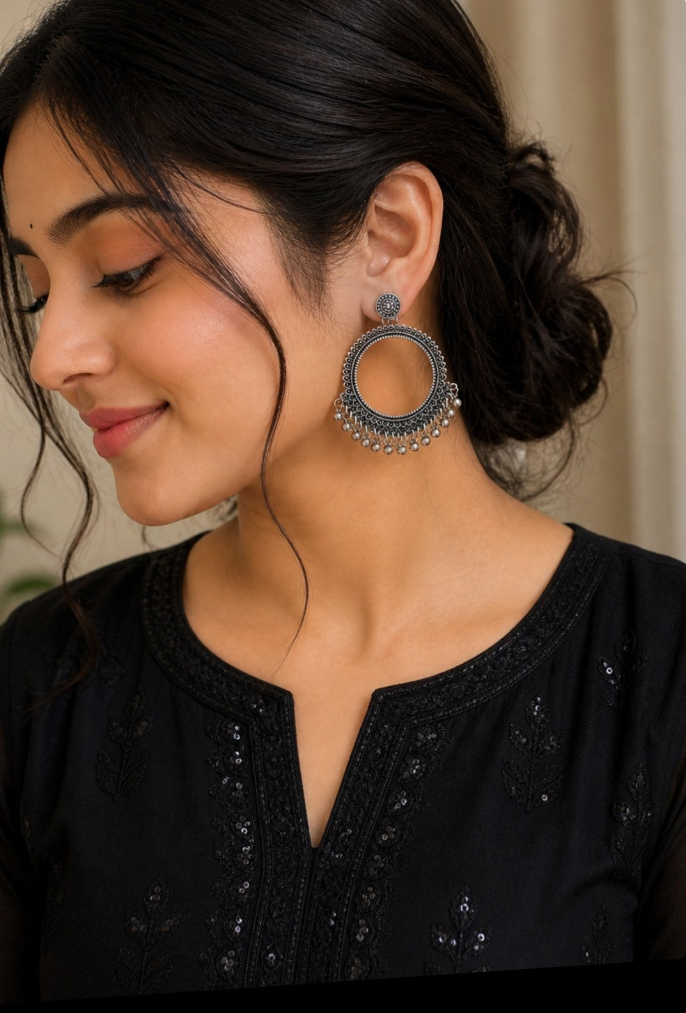 Antique Gold/Silver Plated Earring