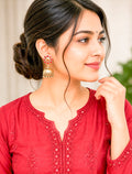 Antique Gold/Silver Plated   Earring