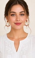Antique Gold/Silver Plated  Earring