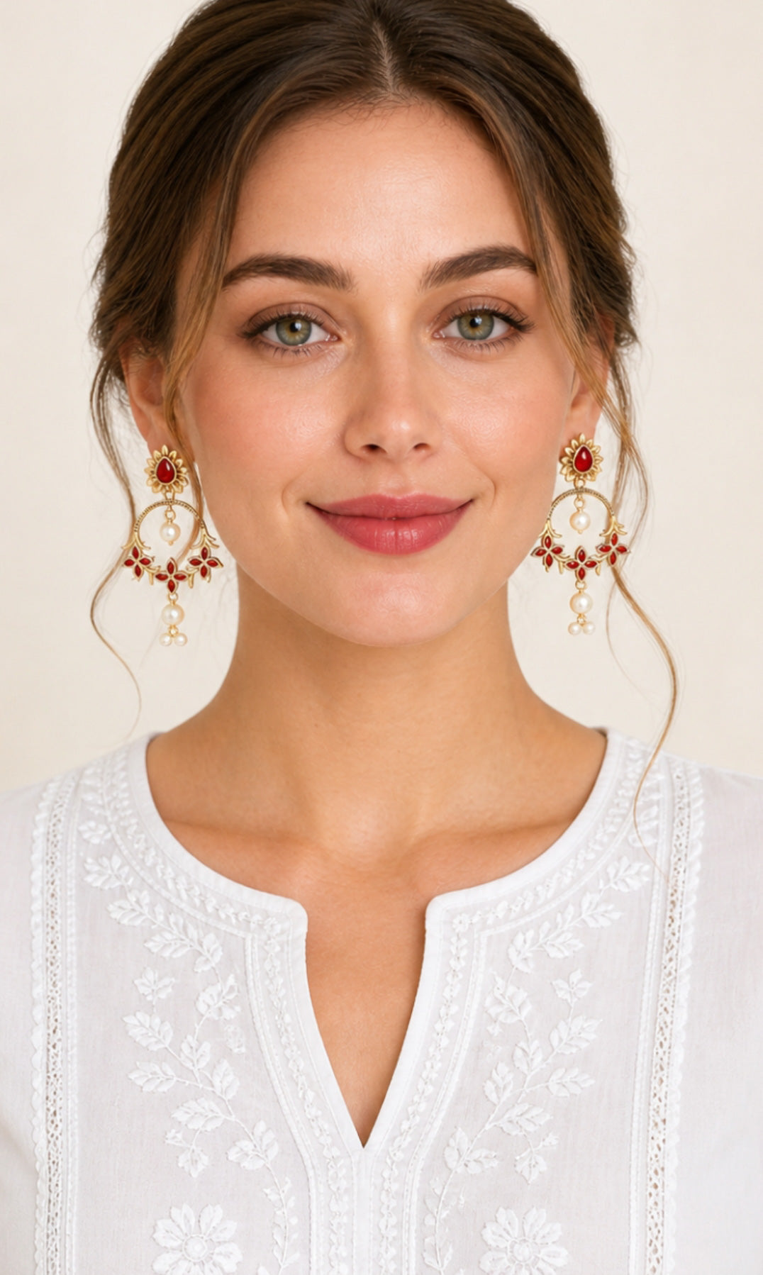 Antique Gold/Silver Plated  Earring