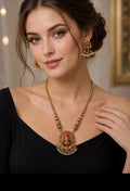 Gold-Plated Kerala Onam Necklace | Traditional Festive Jewellery