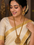 Gold-Plated Kerala Onam Necklace | Traditional Festive Jewellery