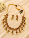 Gold-Plated Kerala Onam Necklace | Traditional Festive Jewellery